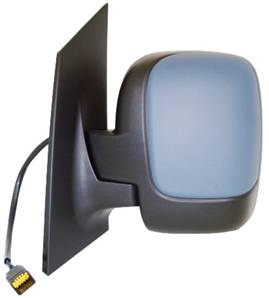 Rétroviseur gauche électrique pour FIAT SCUDO II 2007-2016 dégivrant, rabattable, double glace, Neuf à peindre