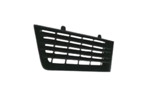 Grille calandre supérieure droite pour SEAT IBIZA III phase 1, 2002-2006, noire, pare chocs avant