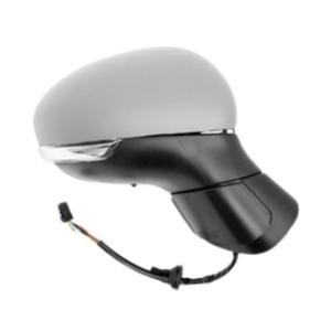 Rétroviseur droit pour FIAT 500X 2018-2023, électrique, dégivrant, sonde, feu répétiteur, convexe/chromé, rabattable, 10 PIN, coque à peindre, Neuf