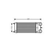 Intercooler pour CITROËN C3 II ph.1 2009-2013, OEM: 1440C0, Neuf