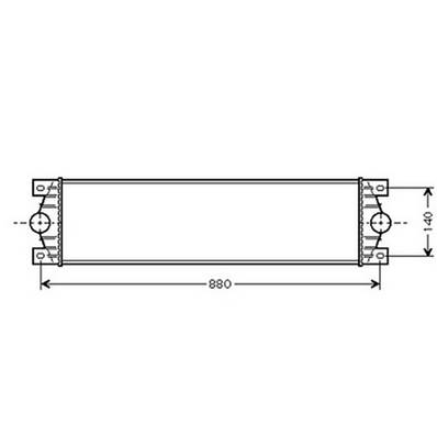 Intercooler pour NISSAN INTERSTAR ph.2 depuis 2003, OEM: 2147000QAA, Neuf