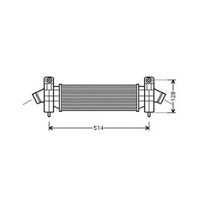 Intercooler pour FORD MONDEO II ph.1 2000-2003, OEM: 1313503, Neuf