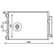 Condenseur de Climatisation pour FORD FOCUS III ph.1 2011-2014, OEM: 1798139, Neuf