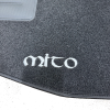 Kit 4 Tapis de sol Auto pour ALFA ROMEO MITO de 2008 à 2016, sigle MITO, avec CLIPS, Neuf