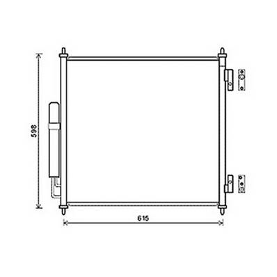 Condenseur de Climatisation pour LAND ROVER Range Rover SPORT LR322 2010-2013, OEM: LR035791, Neuf