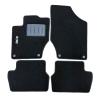 Kit 4 Tapis de sol Auto pour PEUGEOT 308 de 2007 à 2013, avec sigle 308, moquette noire, avec CLIPS, Neuf