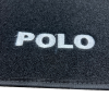 Kit 4 Tapis de sol Auto pour VOLKSWAGEN POLO 2001-2009, avec sigle POLO, avec CLIPS ronds, Neuf