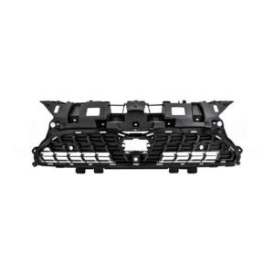 Grille de radiateur pour TOYOTA YARIS CROSS depuis 2020, noire, trous PDC, supports, inserts chromés, trou caméra, Neuve