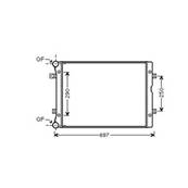 Radiateur de refroidissement moteur pour FORD GALAXY I ph.2 2000-2006, OEM: 1212576, Neuf