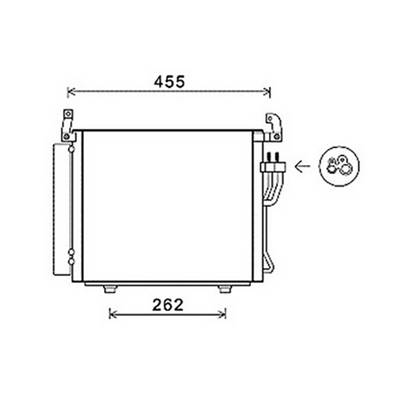 Condenseur de Climatisation pour HYUNDAI i10 I ph.1 2007-2009, OEM: 976060X200, Neuf