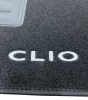 Kit 4 Tapis de sol Auto pour RENAULT CLIO IV 2012-2019, avec sigle CLIO, avec CLIPS, Neuf