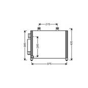 Condenseur de Climatisation pour OPEL AGILA 2000-2008, OEM: 09209607, Neuf