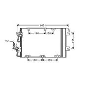 Condenseur de Climatisation pour OPEL ASTRA H 2007-2009, OEM: 93178960, Neuf