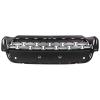 Grille centrale de pare chocs avant pour CITROEN C3 III phase 2 depuis 2020, noire,  2 trous radar, Neuve