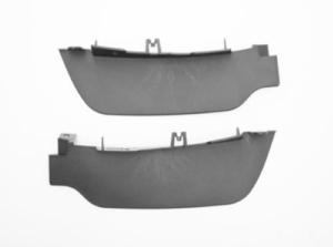 Kit spoiler pare-chocs avant (droit + gauche) pour SMART FORTWO 2014-2019, Neuf