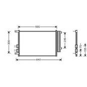 Condenseur de Climatisation pour ALFA ROMEO 147 ph.2 2004-2010, OEM: 46814850, Neuf
