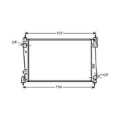 Radiateur de refroidissement moteur pour ALFA ROMEO MITO 2008-2016, OEM: 50530543, Neuf