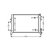 Radiateur de refroidissement moteur pour VOLKSWAGEN GOLF VI 2008-2012, OEM: 1K0121251BN, Neuf