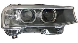 Phare Optique électrique avant droite pour BMW X3 F25 2015-2017, XENON HID/D1S, avec moteur, avec feu diurne, noir, LED, Neuf.