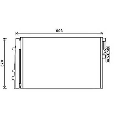 Condenseur de Climatisation pour BMW X3 F25 2010-2015, OEM: 64539216143, Neuf