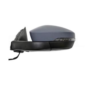 Rétroviseur gauche pour VOLKSWAGEN T-ROC 2017-2022, électrique, thermique, 6 PIN, feu clignotant, convexe, Neuf à peindre