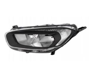 Phare Optique avant gauche pour FORD TOURNEO COURIER 2013-2017, avec moteur, cadre noir, Neuf