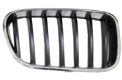 Grille de radiateur droite pour BMW X3 F25 2010-2015, contour chromé, lames noires, Neuve