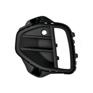 Grille gauche pare-chocs avant pour VOLKSWAGEN T-ROC depuis 2022, noire, avec trou PDC + supports, Mod. R-LINE, Neuve