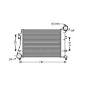 Intercooler pour AUDI A3 3/5 Portes 2003-2008, OEM: 1K0145803F, Neuf