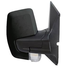 Rétroviseur droit manuel pour FORD TRANSIT CUSTOM 2012-2018, feu clignotant, noir, Neuf