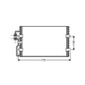 Condenseur de Climatisation pour LANCIA ZETA 1994-2002, OEM: 1486721080, Neuf