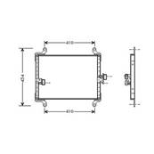Condenseur de Climatisation pour FIAT DUCATO II ph.1 1994-2002, OEM: 13128570, Neuf