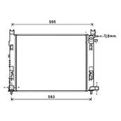 Radiateur de refroidissement moteur pour RENAULT CAPTUR 2013-2017, OEM: 214107326R, Neuf