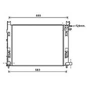 Radiateur de refroidissement moteur pour RENAULT CLIO IV ph.1 2012-2016, OEM: 214100078R, Neuf