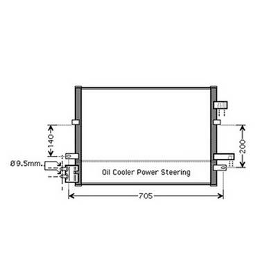 Condenseur de Climatisation pour FORD MONDEO II ph.2 2003-2007, OEM: 1671716, Neuf
