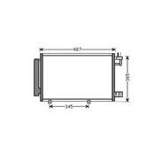 Condenseur de Climatisation pour FORD FIESTA Mk6 ph.1 2008-2012, OEM: 1787029, Neuf