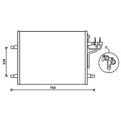 Condenseur de Climatisation pour FORD KUGA I 2008-2012, OEM: 1522067, Neuf