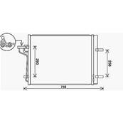 Condenseur de Climatisation pour FORD KUGA II ph.1 2013-2016, OEM: 1785765, Neuf