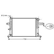 Radiateur de refroidissement moteur pour OPEL ASTRA G 1998-2004, OEM: 90570725, Neuf