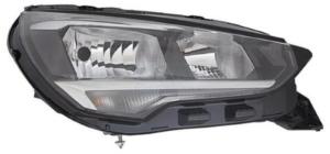 Phare Optique avant droit pour OPEL CORSA F 2019-2023, H7+H15+PY24W, Neuf