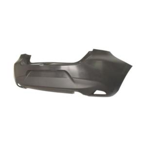 Pare-chocs arrière pour MAZDA 2 III 2015-2018, noir, Mod. 5 portes, Neuf