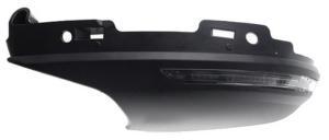 Coque rétroviseur gauche inférieure avec feu clignotant pour RENAULT MEGANE IV, 2016-2020, Noire, Neuve