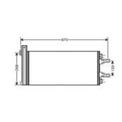 Condenseur de Climatisation pour FIAT DUCATO III ph.1 2006-2014, OEM: 1399111080, Neuf