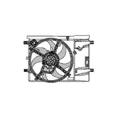 Ventilateur Radiateur moteur pour FIAT PUNTO III depuis 2012, OEM: 1341390, Neuf