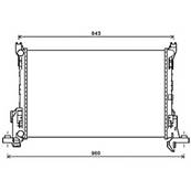 Radiateur de refroidissement moteur pour FIAT TALENTO depuis 2016, OEM: 214104344R, Neuf