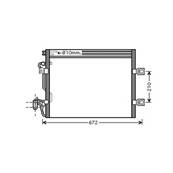 Condenseur de Climatisation pour MERCEDES CLASSE S 1998-2002 (W220), OEM: A2215000554, Neuf