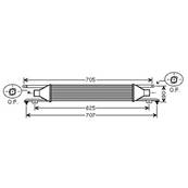 Intercooler pour OPEL CORSA D ph.1 2006-2010, OEM: 55702004, Neuf