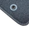 Tapis de sol Auto pour PEUGEOT EXPERT II, 2007-2016, avec sigle EXPERT, moquette noire et clips, Neuf