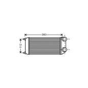 Intercooler pour PEUGEOT 106 ph.2 1998-2005, OEM: 0384H1, Neuf