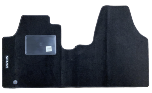 Tapis de sol Auto pour FIAT SCUDO II 2007-2012, avec sigle SCUDO, moquette noire, avec CLIPS, Neuf